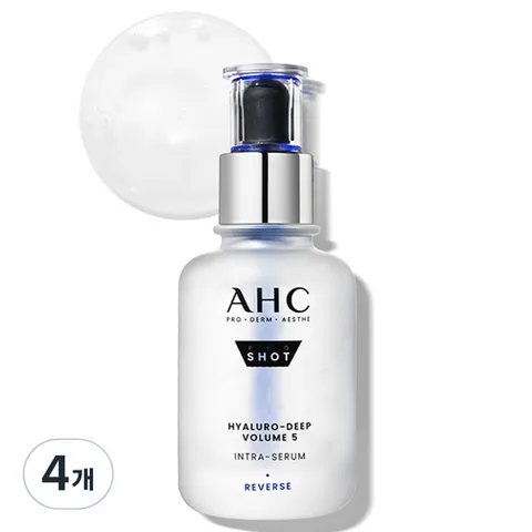 AHC 프로샷 히알루로 딥 볼륨 5 인트라 세럼, 40ml, 4개