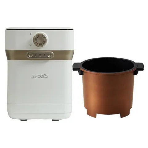 스마트카라 400 Pro X 건조분쇄 음식물처리기 2L + 건조통 세트, SC-D0209(음식물처리기), DR40A-P(건조통), 스노우화이트(음식물처리기), 브라운(건조통)