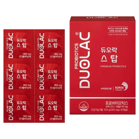듀오락 스탑 캡슐 유산균, 30정, 1개