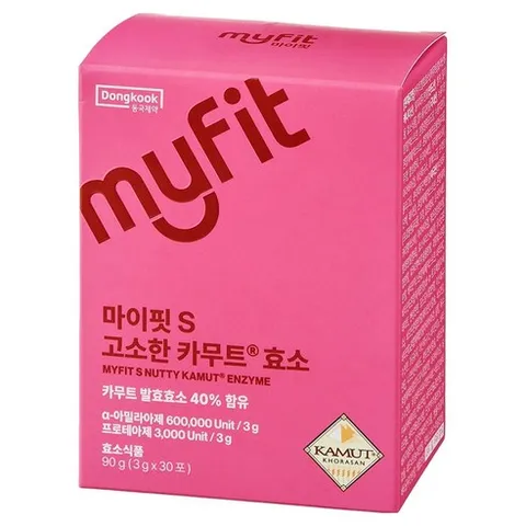동국제약 마이핏S 고소한 카무트 효소 곡물 발효 효소 분말 가루 30p, 90g, 1개