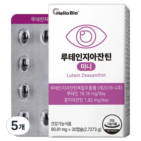 헬로바이오 루테인 지아잔틴 미니 2.7273g