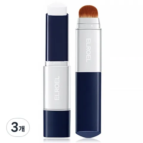 엘로엘 블랑 커버 크림 스틱 파운데이션 13g, 3개, 네이비