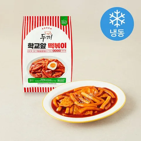 두끼 학교앞 떡볶이 (냉동), 560g, 1개