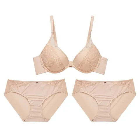 원더브라 에센셜 원더부스트 브라1+팬티2 세트 WIZ006