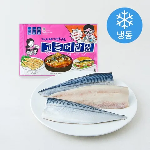 가시제거연구소고등어밥상핑크라벨 3미 (냉동), 500g, 1개