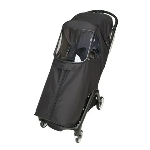 와우베이비 부가부 버터플라이 유모차 사계절커버, 블랙, 1개