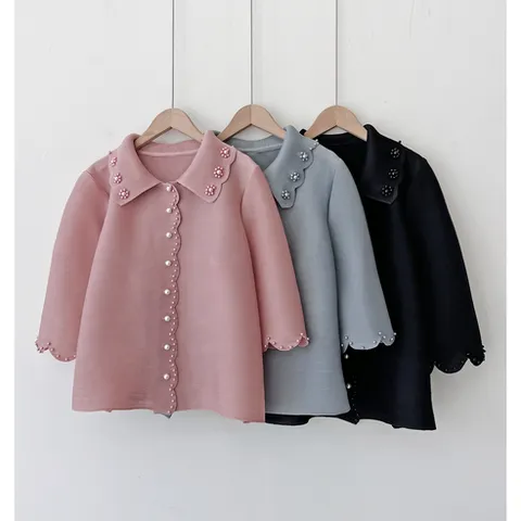 여름가디건 진주 장식 플리츠 자켓 주름옷 엄마옷 여름자켓 홈쇼핑 백화점