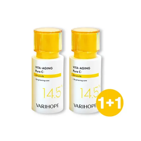 베리홉 8일미백앰플 리뉴얼 비타에이징 퓨어씨 앰플 20ml 2개