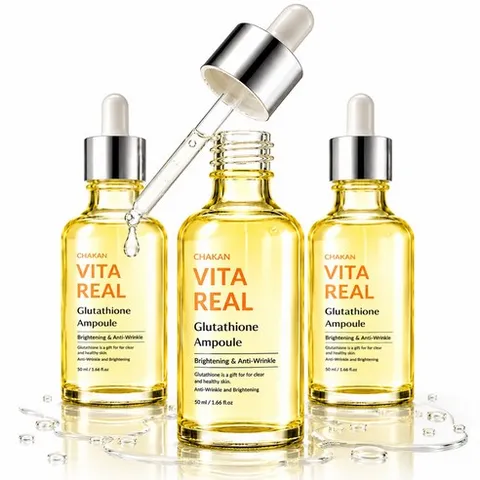 기미 잡티 주근깨 미백 비타리얼 글루타치온 앰플, 3개, 50ml
