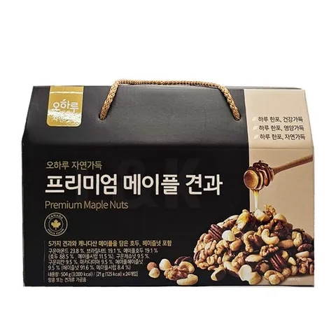 오하루 자연가득 프리미엄 메이플 견과 24개입