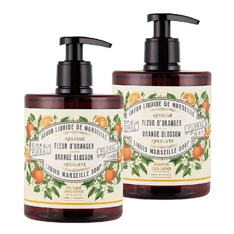 Panierdessens(파니에데상스) 앱솔루트 리퀴드 마르세유 소프 묶음 2개 오렌지 블라썸 향기 프랑스제 남프랑스 프로방스 바디워시