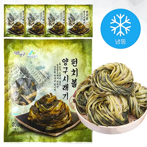 공영쇼핑 청춘양구 펀치볼 양구시래기 햇시레기 냉동 100% 국산 산지직송, 200g, 10개
