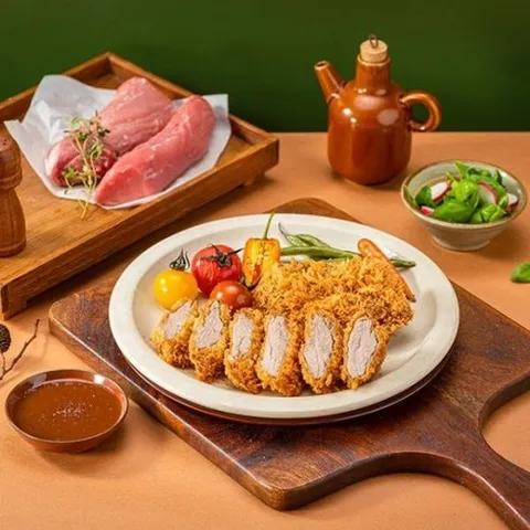 유혜광 수제통안심돈까스 8장(240g x 4개)(소스별도구매), 4개, 240g