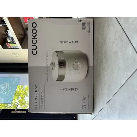 쿠쿠 2기압 트윈프레셔 마스터셰프 6인용 리퍼상품, 화이트, CRP-LHTR0610FW
