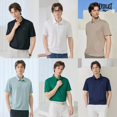 에버라스트 25SS 남성 반팔 카라티셔츠 6종
