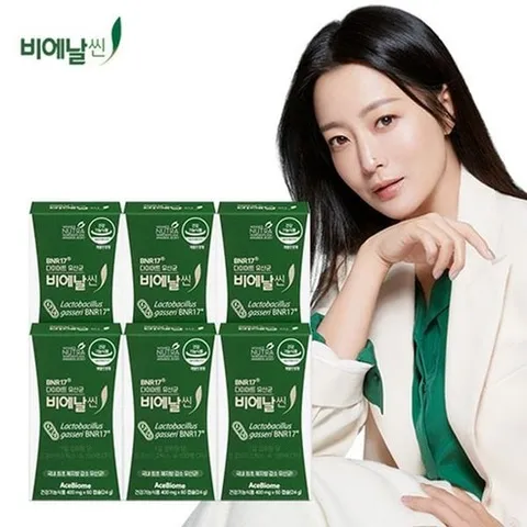 한국인 모유유래 유산균BNR17비에날씬 6박스/6개월[34858378] 멀티 고함량 영, 비에날씬 다이어트 모유유래 유산균 24주(6박스)
