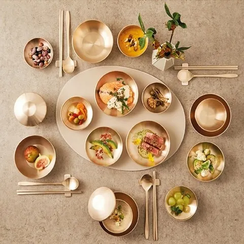 [BJMARKET] 방자유기 반상기 총 34개입 4인 녹그릇, 1개