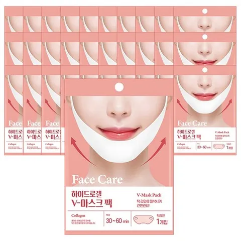 하이드로겔 리프팅 콜라겐 브이라인 마스크팩, 브이라인리프팅팩, 31개