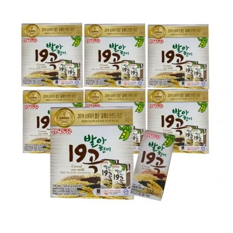 삼육두유 발아현미19곡 4박스+3박스 (112팩), 190ml