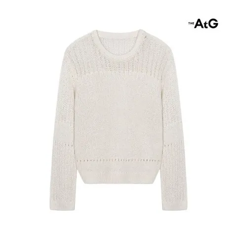 더엣지 26SS 린넨혼방 크로셰 썸머 니트 3종 693444