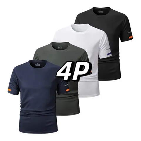 남자 반팔티셔츠 4종 기능성 반팔티 통기성 반팔 쿨링 운동 티셔츠 트레이닝 반팔세트 여름용 tanlz-2502