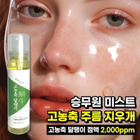 미스트 세럼 고농축 주름 지우개 리엑셀 미스팩 얼굴 수분 달팽이 미스트 mist, 1개