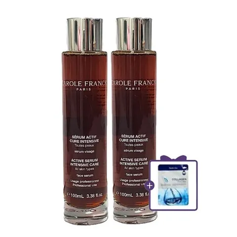 캐롤프랑크액티브세럼 +콜라겐마스크, 2개, 100ml