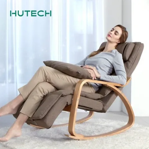 [납품취소 미개봉] 휴테크 레스툴 마사지 스윙체어(색상 가능), 1개, 모카브라운