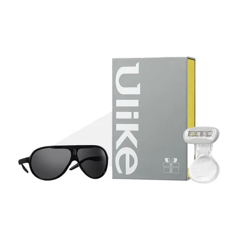 유라이크 제모기 보안경 면도기 세트, 1개, 1개입