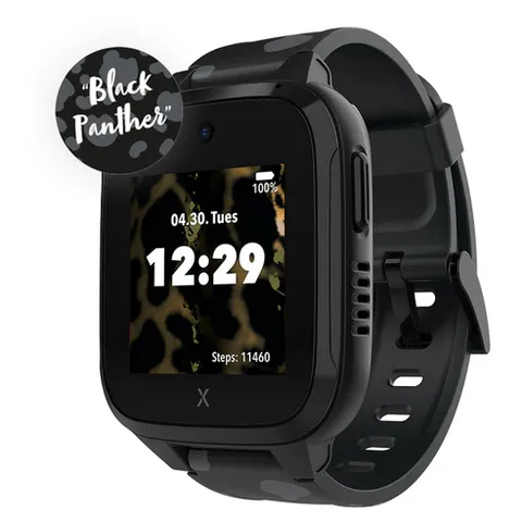 키즈워치폰 엑스플로라 XGO3 위치추적 키즈폰 4G USIM Smart Watch Phone, 블랙, 3.302cm, GPS+Cellular