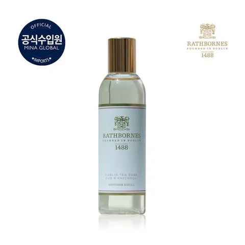 [라스본 1488] [최유라쇼★] 더블린 티로즈 디퓨저 200ml *리필*, 1개
