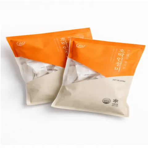 [정품] 창억떡 호박인절미 개별포장 아침식사대용 500 g 2 봉지, 500g, 2개