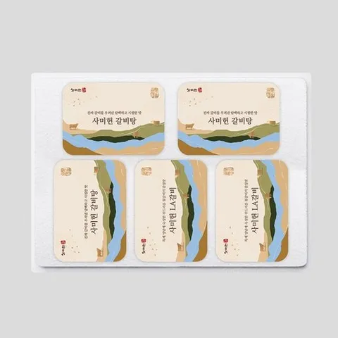 사미헌 정성 선물 세트 3호(갈비탕3+LA2), 없음