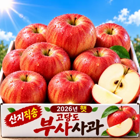 고당도 국내산 사과 부사사과, 1박스, 부사사과 2kg 초특가