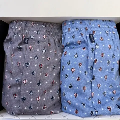 [비비안] 가격인하 !!부드러운 코딩면 열기구 무늬 남성 트렁크 팬티 8975_구미점