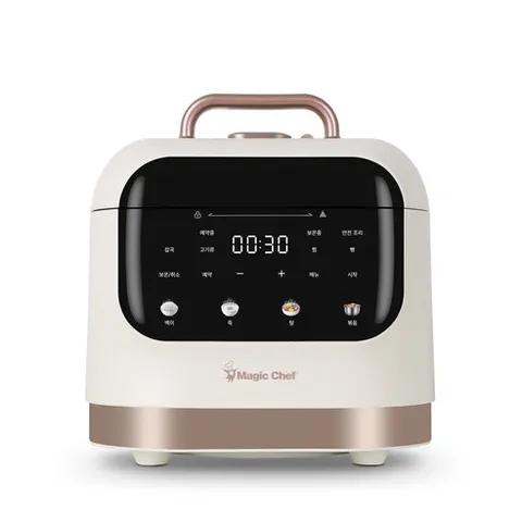 [10% 환급가전] 매직쉐프 멀티쿠커 다기능 미니 압력밥솥 3~4인용 아이보리, MRC-L30B