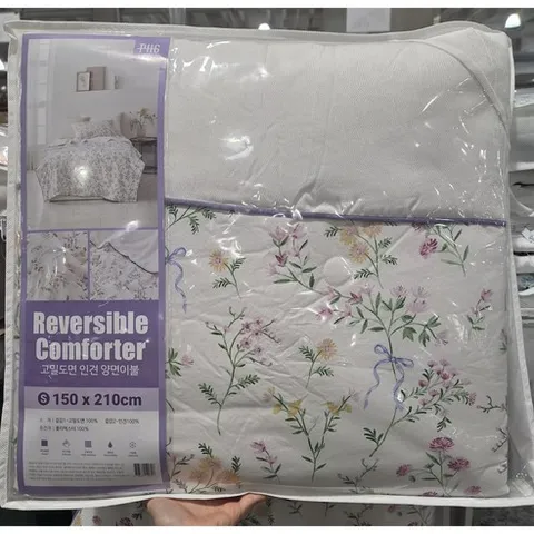 26년 박홍근홈패션 인견+고밀도면 양면 이불 싱글, 핑크계열