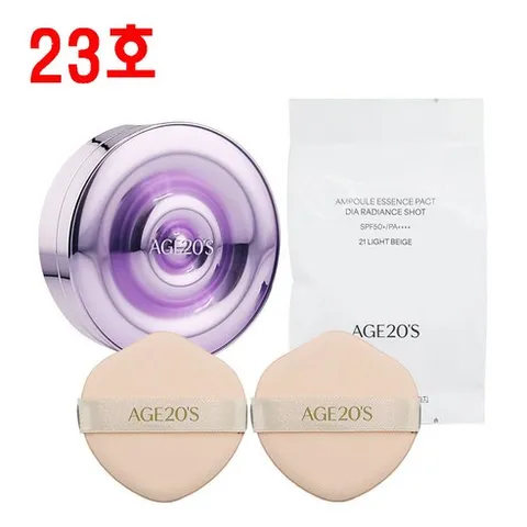 AGE20s 26년 최신상 다이아물광샷 기본구성, 1개, (본품+리필)23호