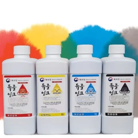 듀플잉크 듀플무한잉크 친환경 천연색소 무한리필잉크, 1개, 파랑1리터