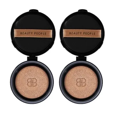 최신상 뷰티피플 절대 철벽녀 쿠션 시즌16 소이 단백질 두유 커버 절대쿠션 21호/23호 리필 18g 2EA 미친커버력 절대보습 자외선차단 빠른발송, 21호 리필, 2개