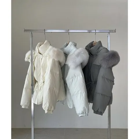 리얼폭스퍼 숏패딩