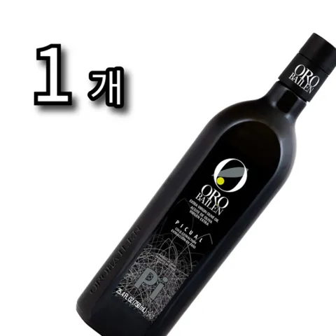 오로바일렌 냉압착 스페인 엑스트라버진 올리브오일 피쿠알, 1개, 750ml