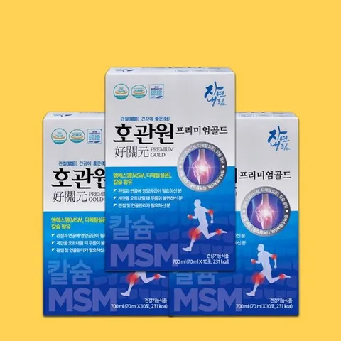 호관원 프리미엄 골드 관절 튼튼 보궁 영양제, 3개, 70ml