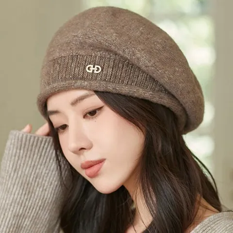 데이즈원 여성 겨울 베레모 모자 여자 니트 빵모자 겨울 방한모자