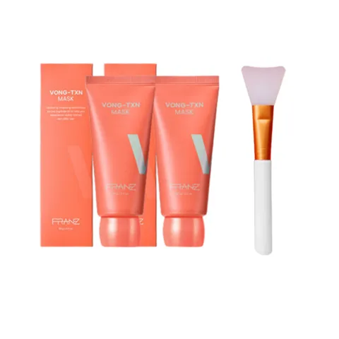 프란츠 봉톡신 크림 마스크 팩60gx2+팩 브러쉬, 1개, 2개입