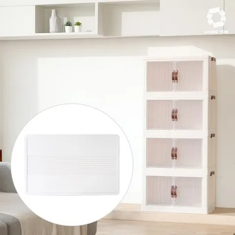 [TV홈쇼핑정품] 리빙톤 360 이동식 폴딩 수납장 전용 뚜껑 별도구매, 1개