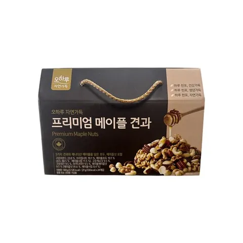 오하루 자연가득 프리미엄 메이플 견과 21g x 24개입, 504g, 1개
