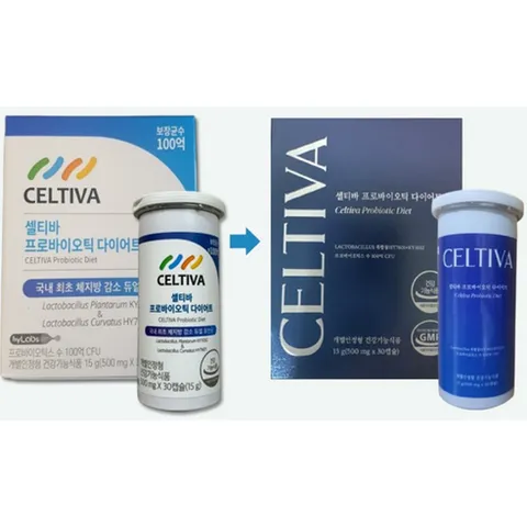 셀티바 프로바이오틱 다이어트 500mg 30캡슐, 60정, 1개