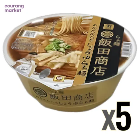 일본 동양수산 이이다쇼텐 쇼유 세븐일레븐 컵라면, 5개