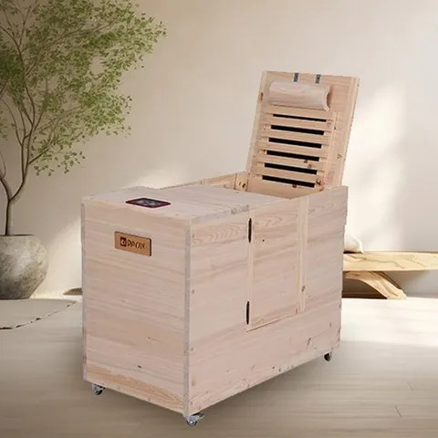 ( ) 다온사우나 백세 반신욕기 국내제작 건식 편백나무, 단문형